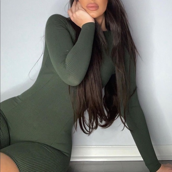 Naked wardrobe long sleeve snatched biker jumpsuit - Picture 2 of 5